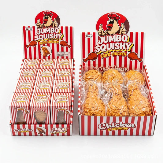 Realistic Fried Chicken Squishy Toy