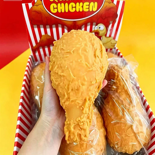 Realistic Fried Chicken Squishy Toy