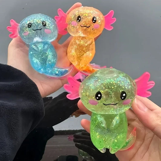 Colorful Stretchy Axolotl Fidget Toy